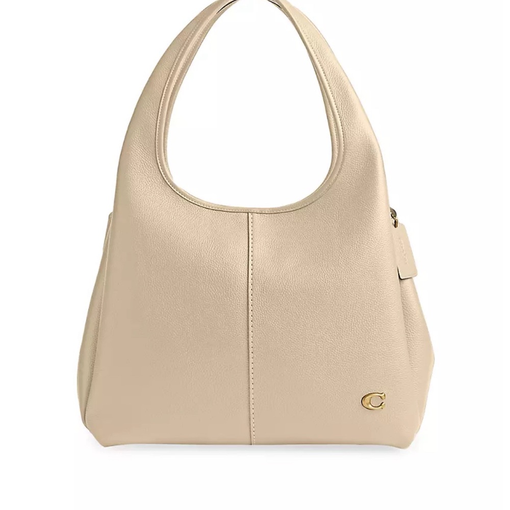 Coach Cream Leather Shoulder Bag